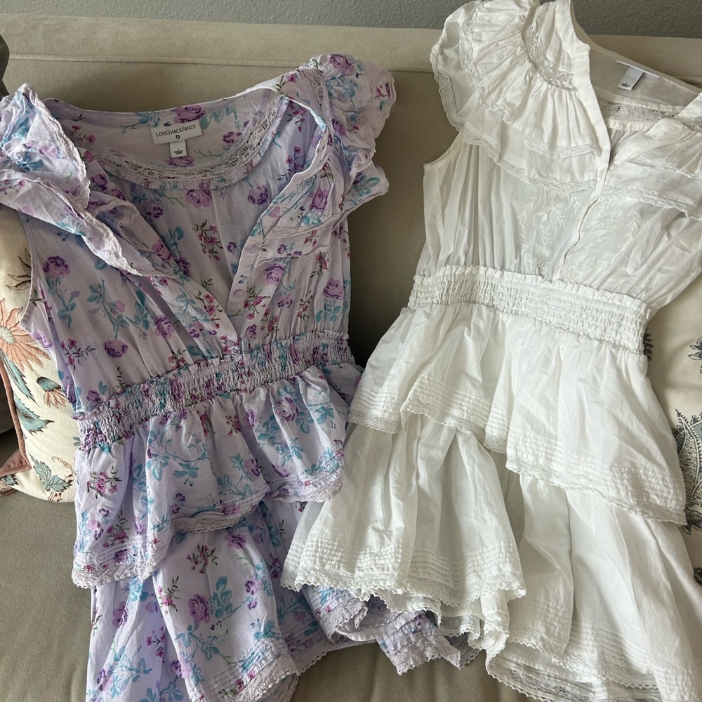 LoveShackFancy Floral Lace Dress